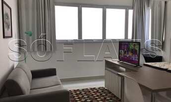 Imagem 2: No moderno modelo Studio, apto para locação mobiliado e equipado prox ao Shopping Frei Can