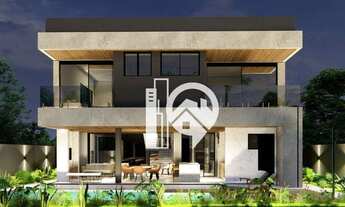 Imagem 3: Casa em construção com projeto contemporâneo à venda - Condomínio Alphaville I - SJCampos