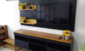 Imagem 7: Sala living. Padrão studio. Frente a praia