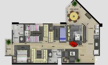 Imagem 2: Ed. Infinity - Varanda Gourmet - 2 vagas