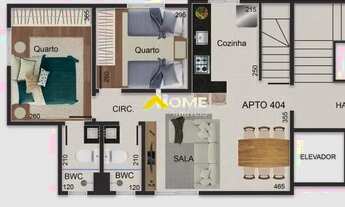 Imagem 2: Cobertura à venda, 2 quartos, 1 suíte, 2 vagas, Milionários - Belo Horizonte/MG
