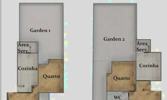 Imagem 2: Apartamento Garden 2 quartos Santa Catarina