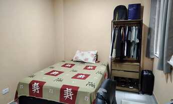 Imagem 2: Sala Living - Mobiliada - c/ 1 Vaga - Gonzaga - Santos - SP