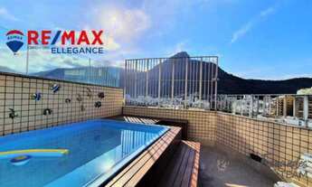 Imagem 2: Cobertura magnífica. Vistão frontal Lagoa à venda. - Lagoa - Rio de Janeiro - RJ