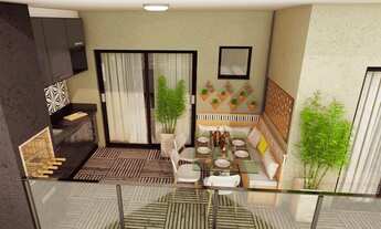 Imagem 5: Apartamento 1 Suite + Lavabo + Varanda Gourmet - Tenório - Ubatuba - SP