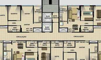 Imagem 6: Apartamento para venda possui 50 metros quadrados com 2 quartos em Campo Grande - Recife