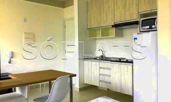 Imagem: Flat todo mobiliado com 30m², com cozinha