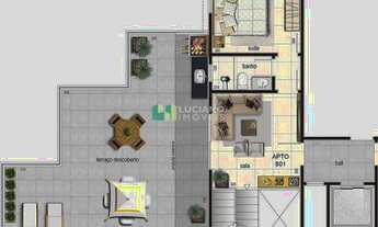 Imagem 7: Cobertura à venda, 4 quartos, 2 suítes, 2 vagas, Rio Branco - Belo Horizonte/MG