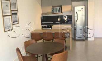 Imagem 2: Studio estilo duplex, com uma cozinha gourmet na região do Itaim Bibi. Com entrada imediat