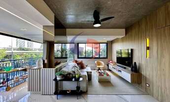 Imagem 2: Apartamento moderno e mobiliado para locação no Brooklin com 82m², 1 suíte, 1 vaga