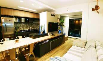 Imagem 1: Apartamento - 45m2 - 1 quarto, sala,cozinha,sacada integradas - 1vg - 350m do metrô Parada