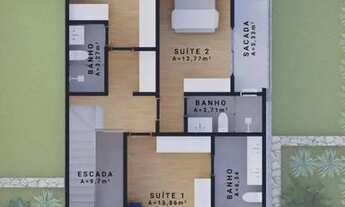 Imagem 6: Casa para Venda em Florianópolis, Campeche, 3 dormitórios, 3 suítes, 4 banheiros, 2 vagas