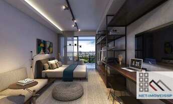 Imagem: Studio 1 Dormitório (33,2m²), 1 Banheiro