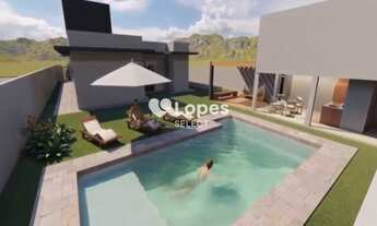 Imagem 5: Casa térrea com 3 quartos suítes closet piscina churrasqueira pergolado deck condomínio fe