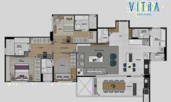 Imagem 4: Apartamento 3 quartos à venda no Água Verde, 155 m² , 3 vagas R$ 2031.000
