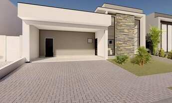 Imagem 2: Casa Térrea 3 suítes Condomínio Portinari Club - Paulínia com Piscina conceito integrado