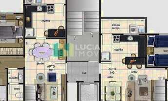 Imagem 4: Cobertura à venda, 4 quartos, 2 suítes, 2 vagas, Rio Branco - Belo Horizonte/MG