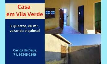 Imagem 1: Imperdível : excelente Casa 3 Quartos , 80 m², quintal, varanda , área de serviço ampla