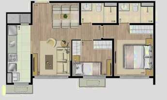 Imagem 4: PORTO NOBRE vende ALTOS DO GERMÂNIA, apartamento de alto padrão com 2 dormitórios, sendo 1