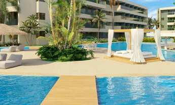 Imagem 7: Resort em Muro Alto, apartamento de 02 quartos sendo 01 suíte. Complexo aquático e área de