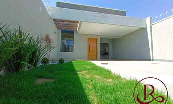 Imagem 2: Casa Nova 3 Quartos uma Suite à venda, 121 m² por R$ 445.000 - Jardim Buriti Sereno - Apar