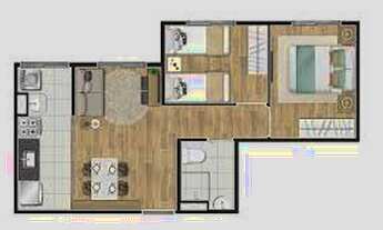 Imagem 2: Apartamento para venda possui 42 metros quadrados com 2 quartos em Água Branca - São Paulo