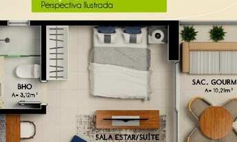 Imagem 3: Vogue batista campos, Studio a apto de 2/4 com 2vg, Fantástico, invista seu capital em imó