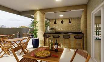 Imagem 7: Apartamento com 2 dormitórios à venda, 70 m² por R$ 498.684,80 - Mirim - Praia Grande/SP