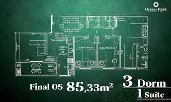 Imagem 7: Zona Sul / apartamento 59 m² / 2 dormitórios / Parque Industrial