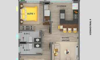 Imagem 5: Lançamento Itaguá - 69m² a 70m²