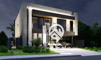 Imagem 4: Casa em construção com projeto contemporâneo à venda - Condomínio Alphaville I - SJCampos