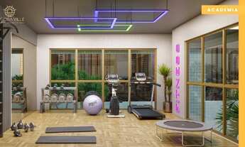 Imagem 6: Apartamento para venda possui 58 metros quadrados com 2 quartos