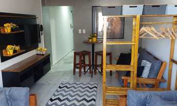 Imagem 4: Sala living. Padrão studio. Frente a praia