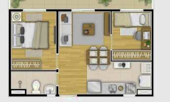 Imagem 4: Excelente oportunidade Apartamento de 2 dormitorios com 1 suite e 1 vaga