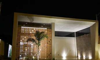 Imagem 2: Jardins Barcelona, casa 3 suites plenas, fachada moderna, piscina, cozinha, sala integrada