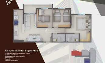 Imagem 5: Lançamento no bairro damas compre na planta Apto 02 quartos 02 banheiros Cond Dom Casmurro