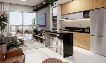 Imagem 2: Apartamento 70 m², 2 quartos (1 suíte), Varanda Gourmet, Ribeirania *Entrega 08/2024