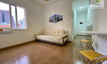 Imagem 3: 40 m², 1 dormitório com varanda moderníssimo mobiliado no melhor da Bela Vista