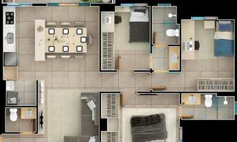 Imagem 3: Apartamento à venda no bairro Setor Pedro Ludovico - Goiânia/GO