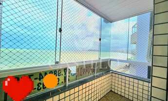 Imagem 3: Imperdível ! Apto Beira Mar com vista eterna para o mar, 2 qtos/suíte + DCE , andar alto !