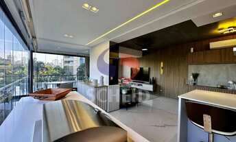 Imagem 4: Apartamento moderno e mobiliado para locação no Brooklin com 82m², 1 suíte, 1 vaga