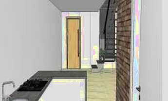 Imagem 4: Sobrado para venda possui 64 metros quadrados com 2 quartos