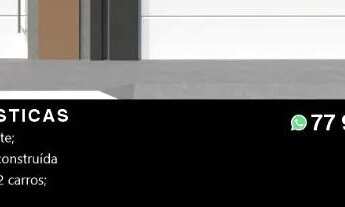 Imagem: Casa nova 03 quartos sendo um suite