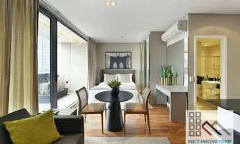 Imagem 1: APTO 1 DORMITÓRIO (42m²) 1 VAGA, MOBILIADO E DECORADO. PRÓXIMO DO SHOPPING VILA OLÍMPIA