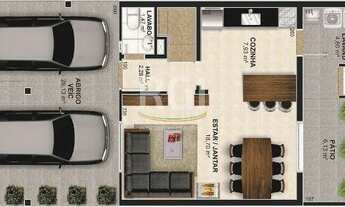 Imagem 4: Casa Condominio para Venda - 126.8m², 4 dormitórios, sendo 2 suites, 2 vagas - Tristeza