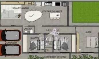 Imagem 6: Casa com 3 dormitórios à venda, 144 m² por R$ 980.000 - Aclimação - Uberlândia/MG