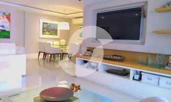 Imagem 2: Apartamento com 187m², vista mar, varanda, 4 suites, 3 vagas, lazer completo em Icaraí - N