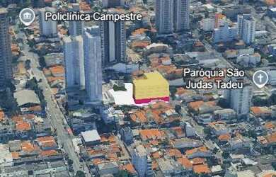 Imagem 3: Área para CONSTRUIR com 2.100m² e 40m de frente. Terreno no Campestre, Santo André - SP