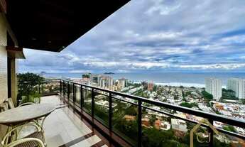 Imagem 2: Cobertura frontal mar na ABM Barra da Tijuca 04 quartos com 463 m²