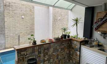 Imagem 3: Casa para locação 210 m2 com 4 suítes, piscina e área grill - Ponta da Praia - Santos - Sã